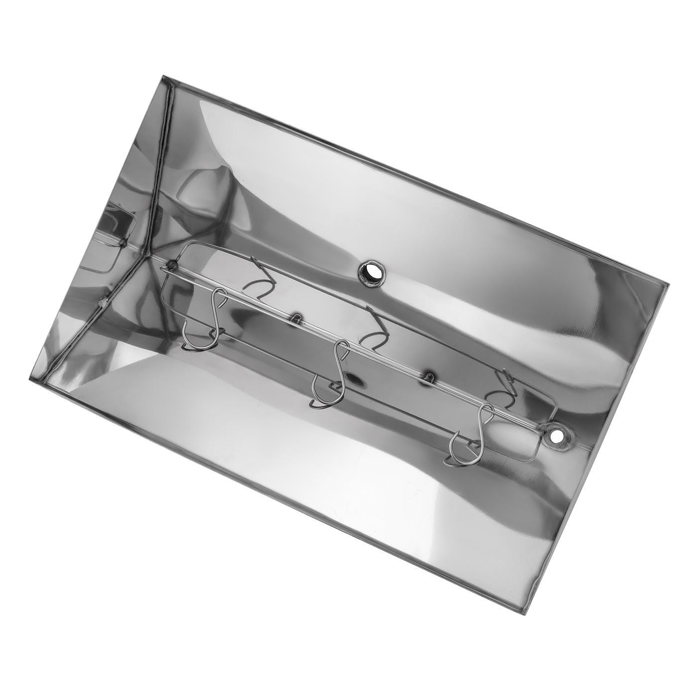 Large 1.5mm Stainless Steel Hot and Cold Smoking Smokehouse with Water Seal and House Lid Portable Metal Smokehouse