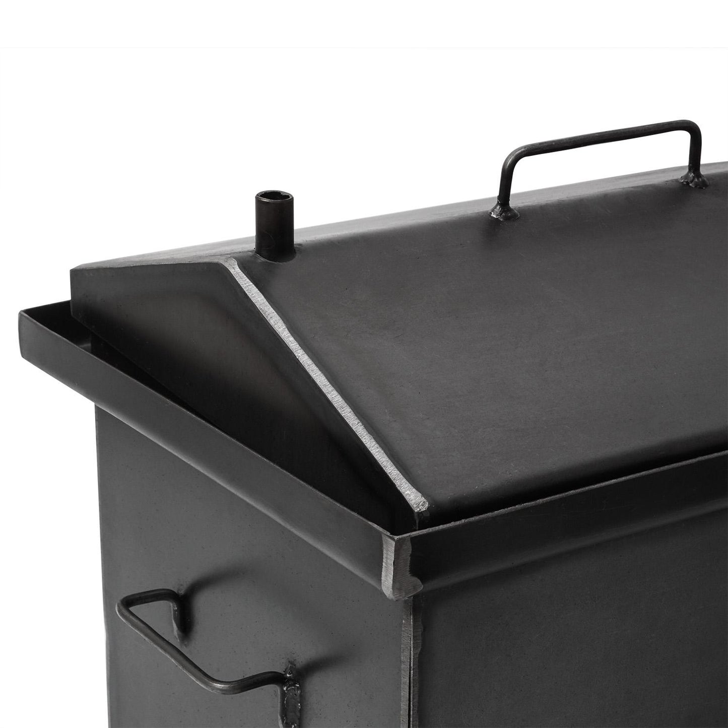 Portable Backyard Smoker Steel Meat Smoker Metal Fish Smoker Small Hot Smoking Smoker Cooking Gifts Meat Smoker Gift