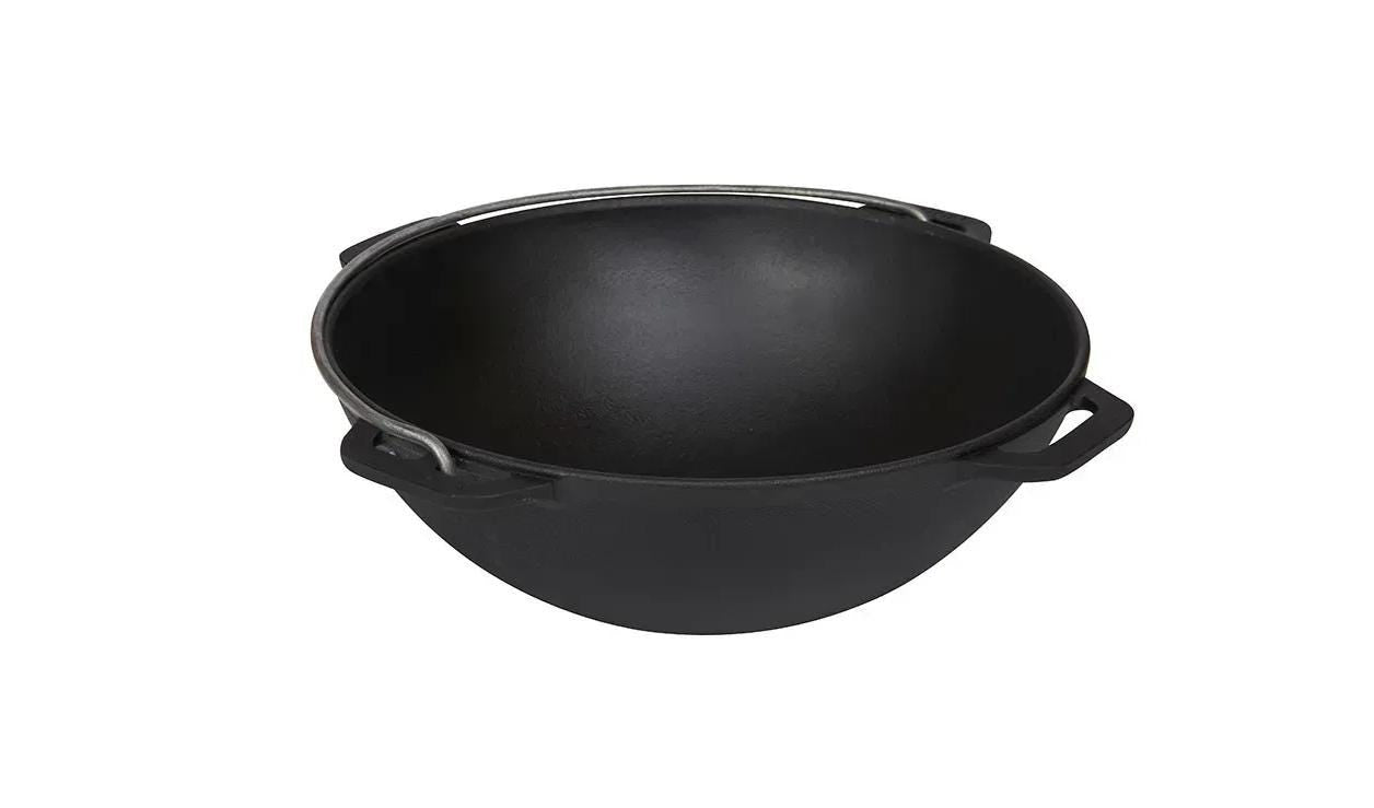 Premium Cast Iron Asian Cauldron 4L Real Cast Iron Cauldron Cast Iron Cauldron Traditional Outdoor Cooking Pot Camping Lover Gift