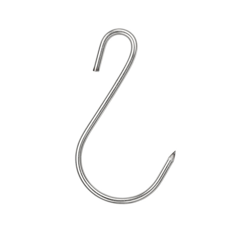 Stainless Steel S Hooks for Smoking Meat, Grill Fish Hooks, Durable Smoking Hooks, Meat Hanging Hook Set, Grill Meat Hooks, Smoking Hooks