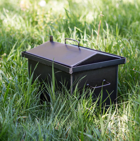 Steel Hot Smoking Smokehouse Camping Portable Smoker for Cooking Smoked Meat and Fish Cooking Smoked Food Indoor or Outdoor