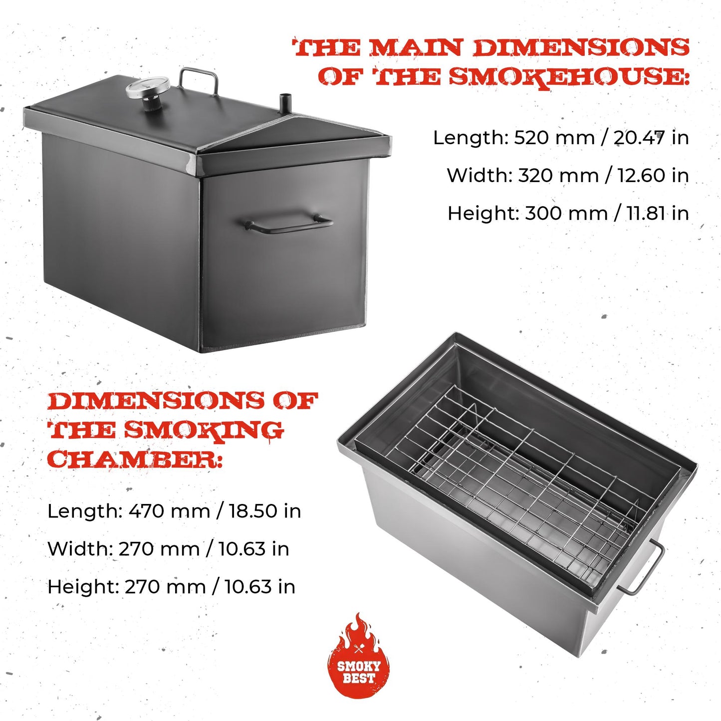 Campfire Smoker, Backyard Smoker, Holiday Grilling, Grill Lover Gift, Easter Smoked Food