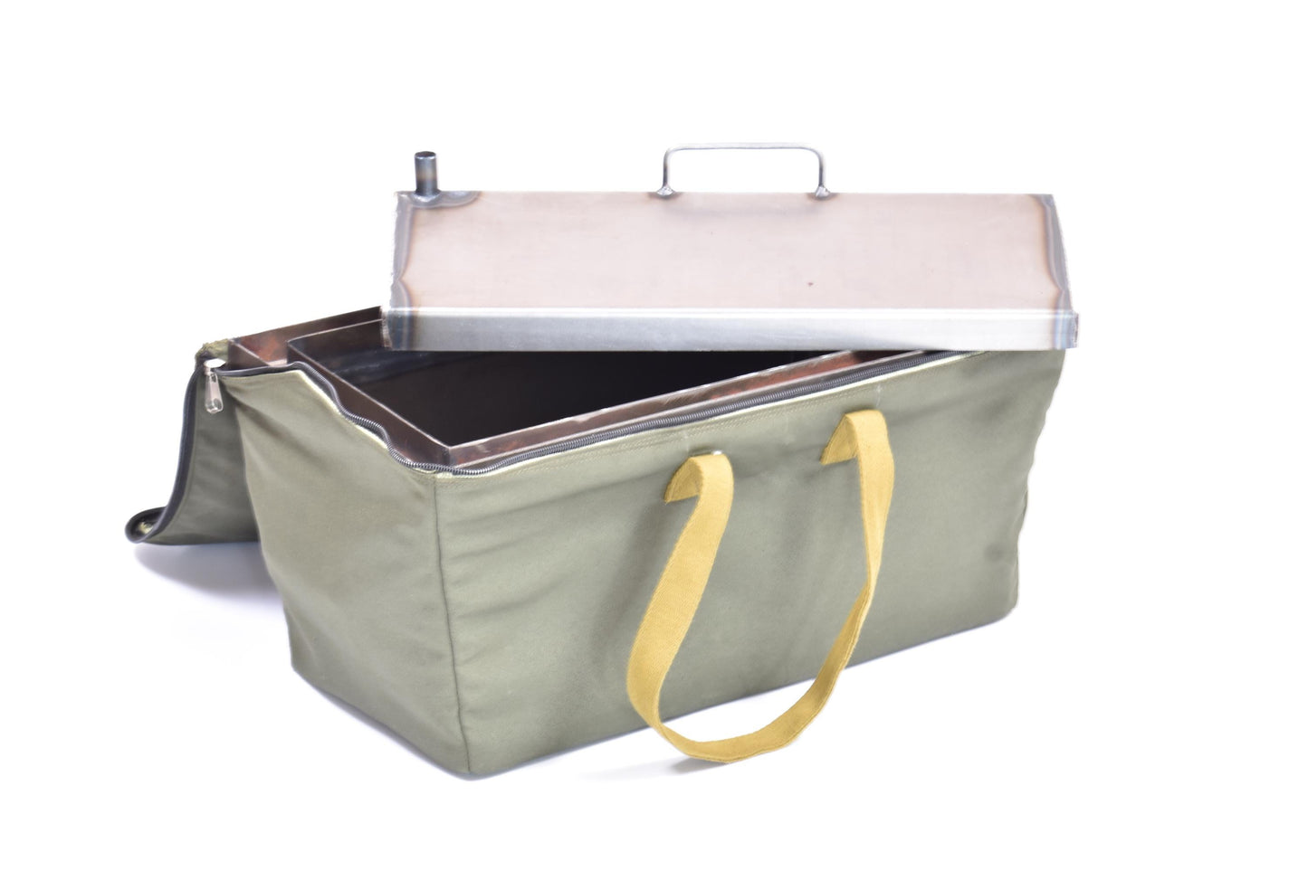 Smoker Cover Weatherproof BBQ Smoker Storage Grill Carrying Bag Handmade Smoker Carrying Bag Outdoor Cooking Protective Cover