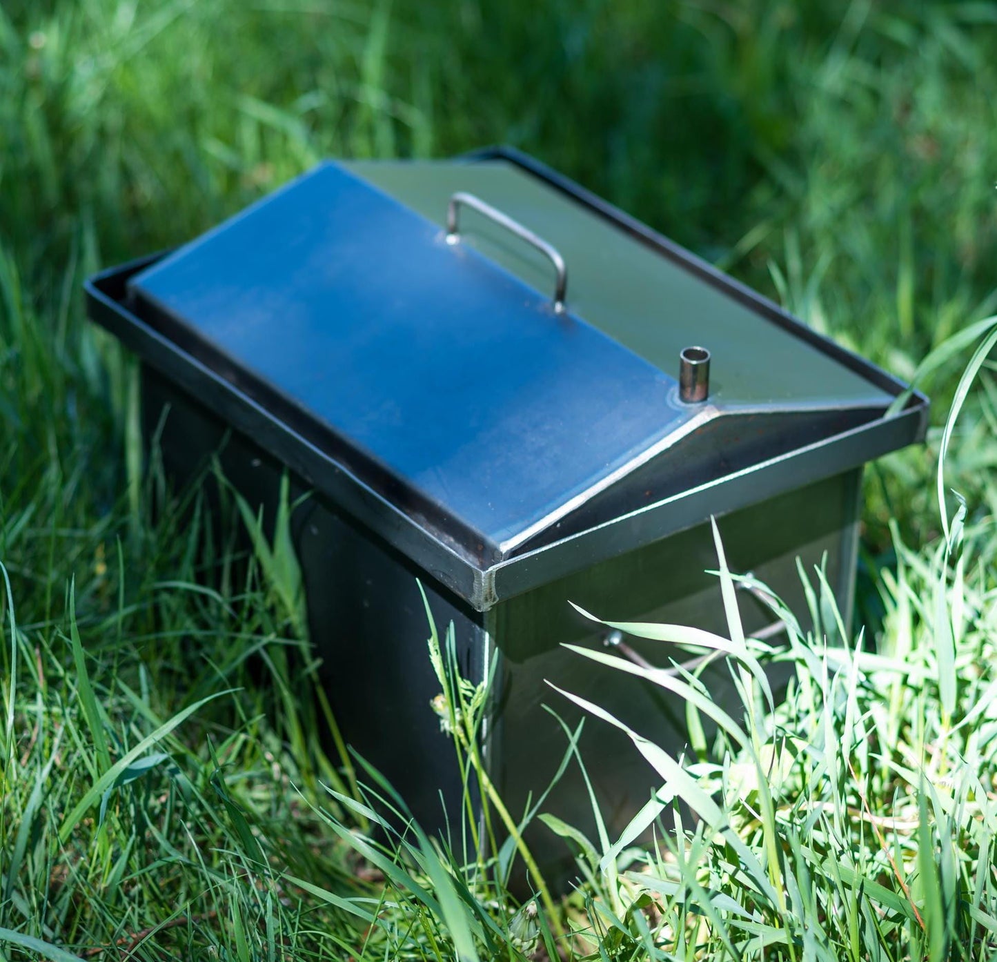 Portable Smoker for Making Smoked Meat or Fish, Camping Smoker, Backyard Smoker, Outdoor Steel Smoker, Father's Day Gift