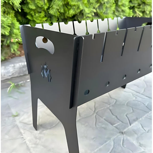 Folding barbecue grill, high quality barbecue grill, charcoal grill, oriental grill, camping grill, Ukrainian grill, steel kebab grill