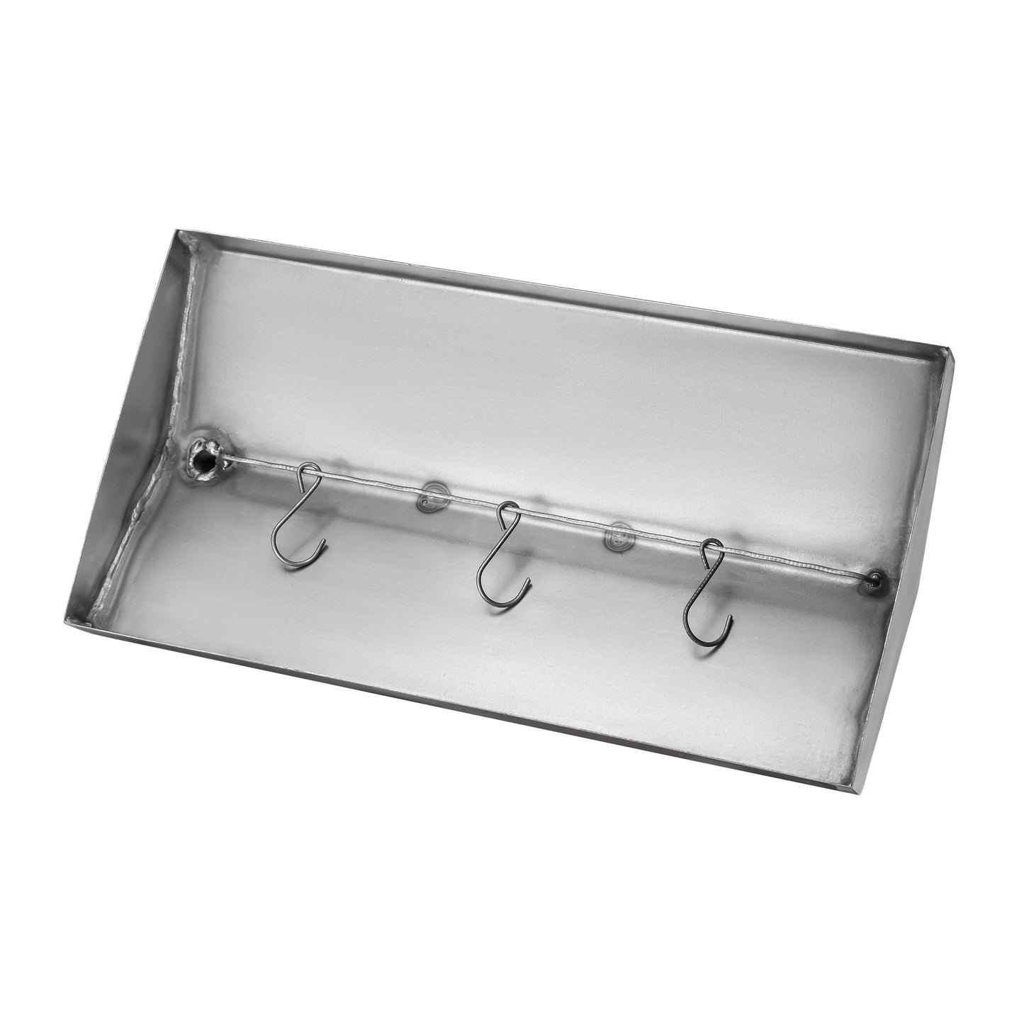 Smokehouse with thermometer for cooking hot smoked food: meat or fish, steel smokehouse for outdoor, indoor smokehouse, gift for Father's Day