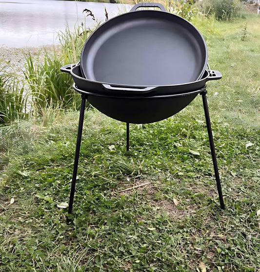 Camping Cookware with Lid, Camping Gear, Camping Portable Pot, Travel Cookware, Pot with Lid, Outdoor Cookware, Camping Gift