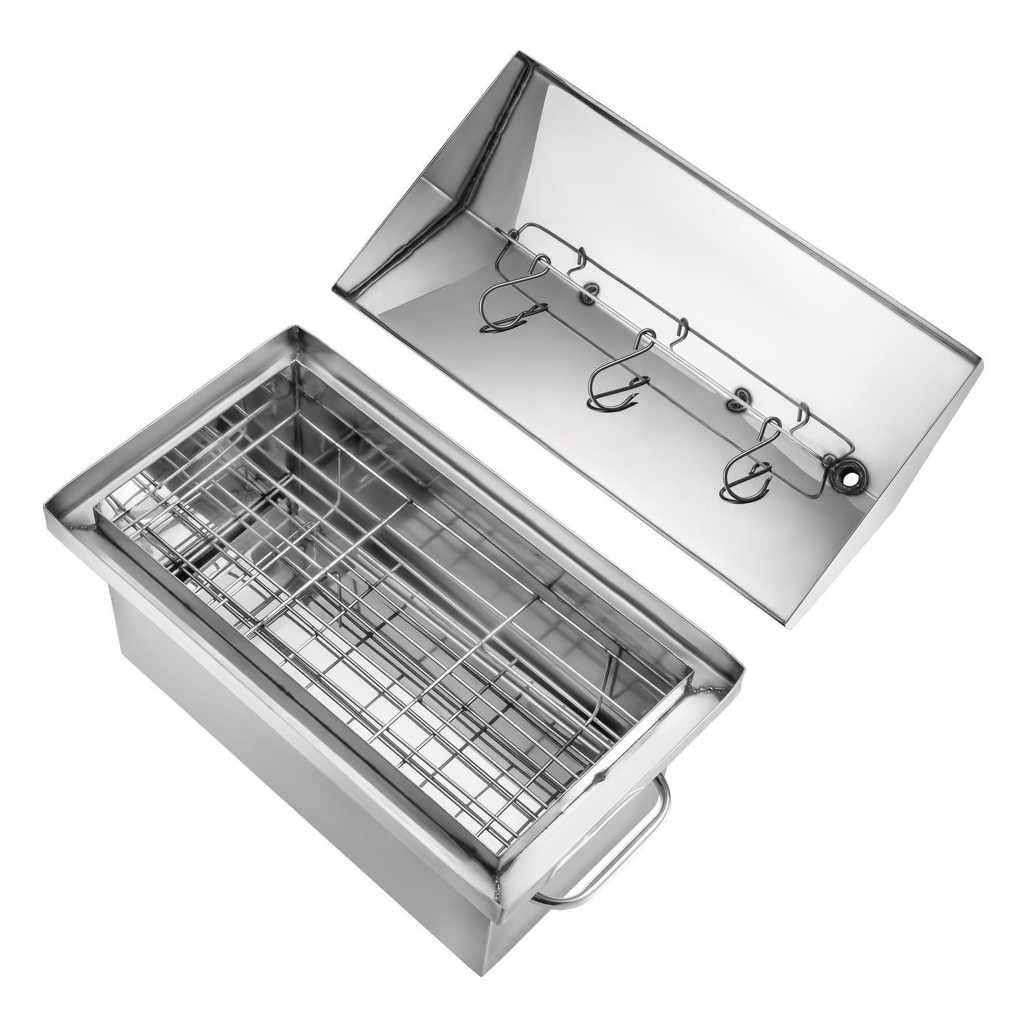 Portable Smoker with Airlock for Home or Outdoor Smokehouse Cooking 1.5mm Thick Steel Smoker Smoker for Smoking Father's Day Gift