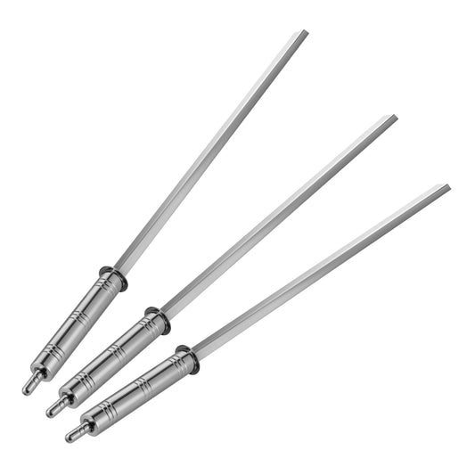 BBQ Steel Skewers Set Grill Accessories Kebab Skewers BBQ Smoker Gifts Campfire Skewers Meat Smoker Gift Outdoor Cooking Tools