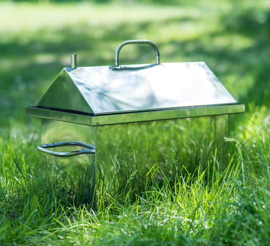 Smokehouse, Hot Smoking Smoker, Portable Smoker, Backyard Grilling Tool, Grill Meat Fish Smoker, Handmade Gift for Grill Masters