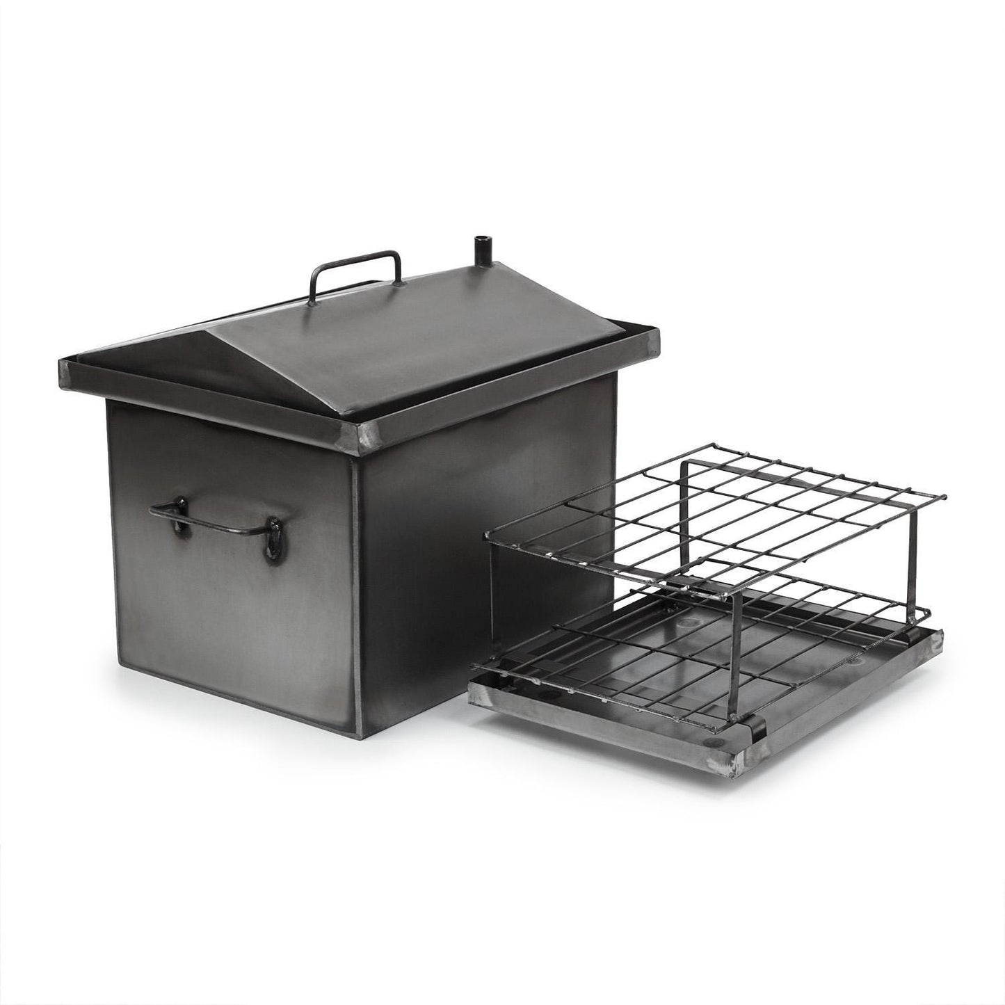 Portable Smoker for Making Smoked Meat or Fish, Camping Smoker, Backyard Smoker, Outdoor Steel Smoker, Father's Day Gift