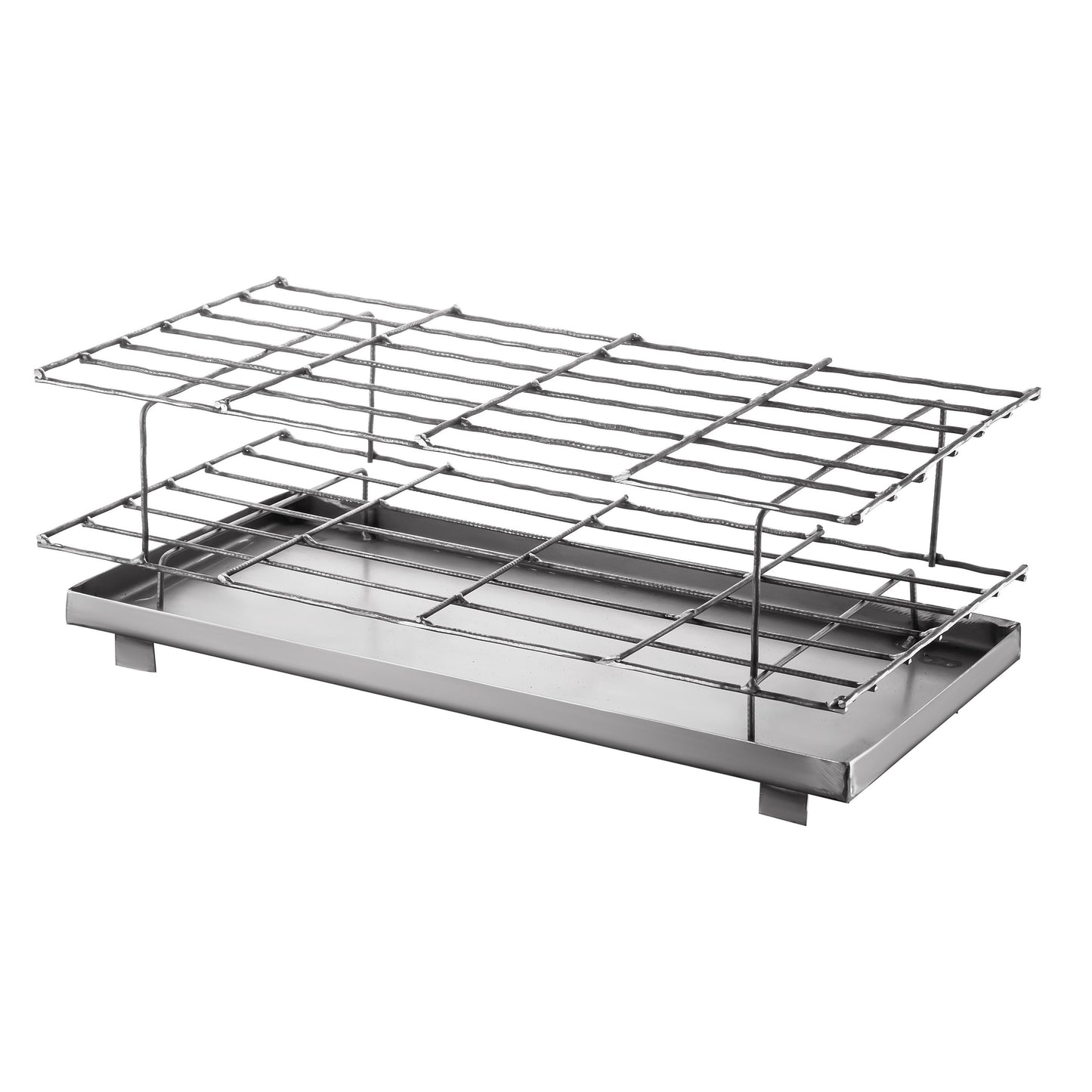 Smokehouse with thermometer for cooking hot smoked food: meat or fish, steel smokehouse for outdoor, indoor smokehouse, gift for Father's Day