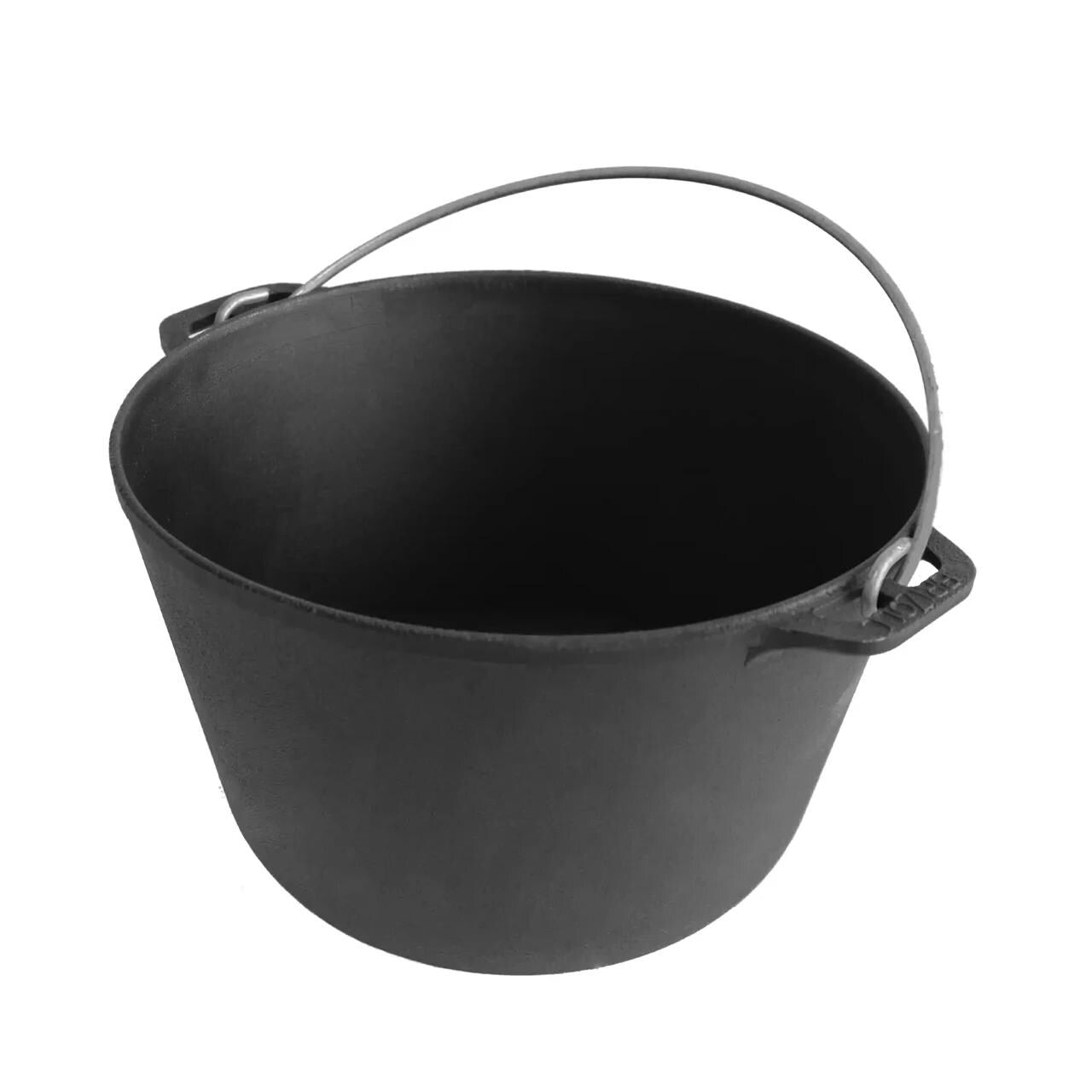 Compact Camping Pot 6L Outdoor Cooking Pot with Lid Portable Cast Iron Cauldron Camping Campfire Cookware Gift for Tourist